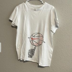 Nike white tee boys XL